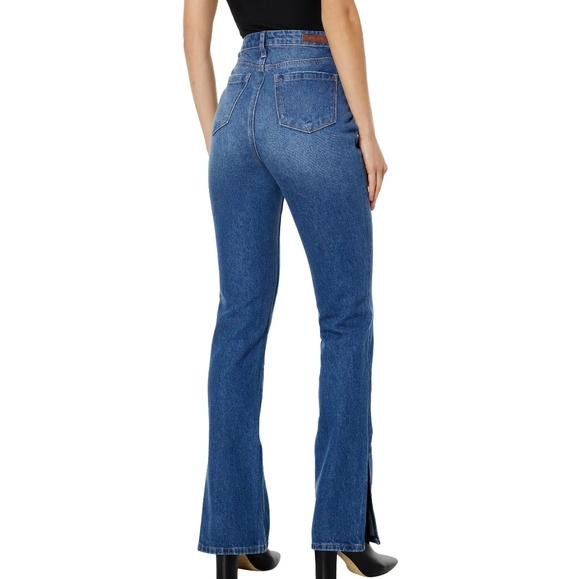 NWT BlankNYC Being Alive Wash Cooper Side Slit Long Slim Straight Leg Jeans 27 - Picture 10 of 11